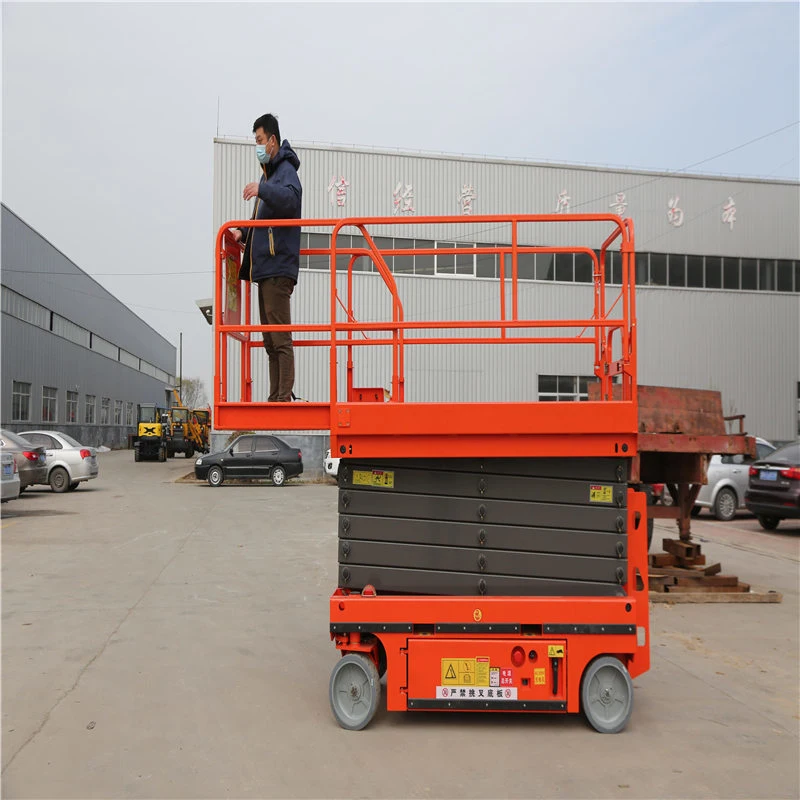 4-18m Scissor Car Lift Trolley Jack Cargo Lift Warehouse Equipment