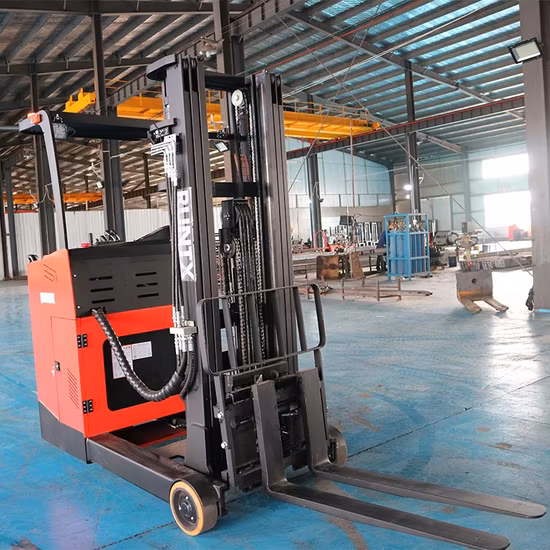 1.5 Ton 1500 Kg 2 Ton 2000 Kg 삼중 완전 자유 마스트와 편안한 좌석을 갖춘 전기 리치 지게차