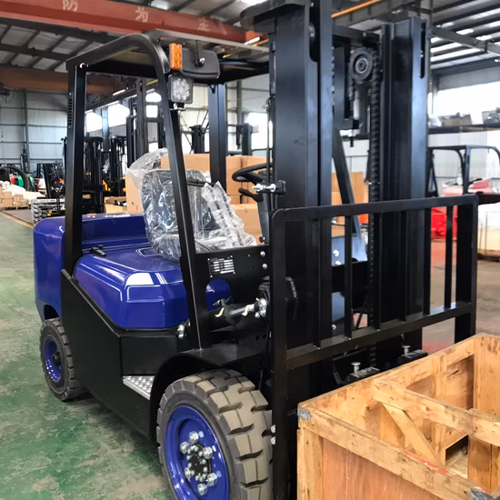 고품질 자동/유압/기계식 변속기 디젤 3톤 지게차 지게차(부착 용지 클램프 포함) 사용자 정의 가능